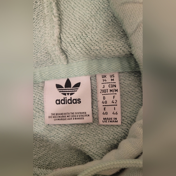 Adidas Mint Green Hoodie - Picture 4 of 6